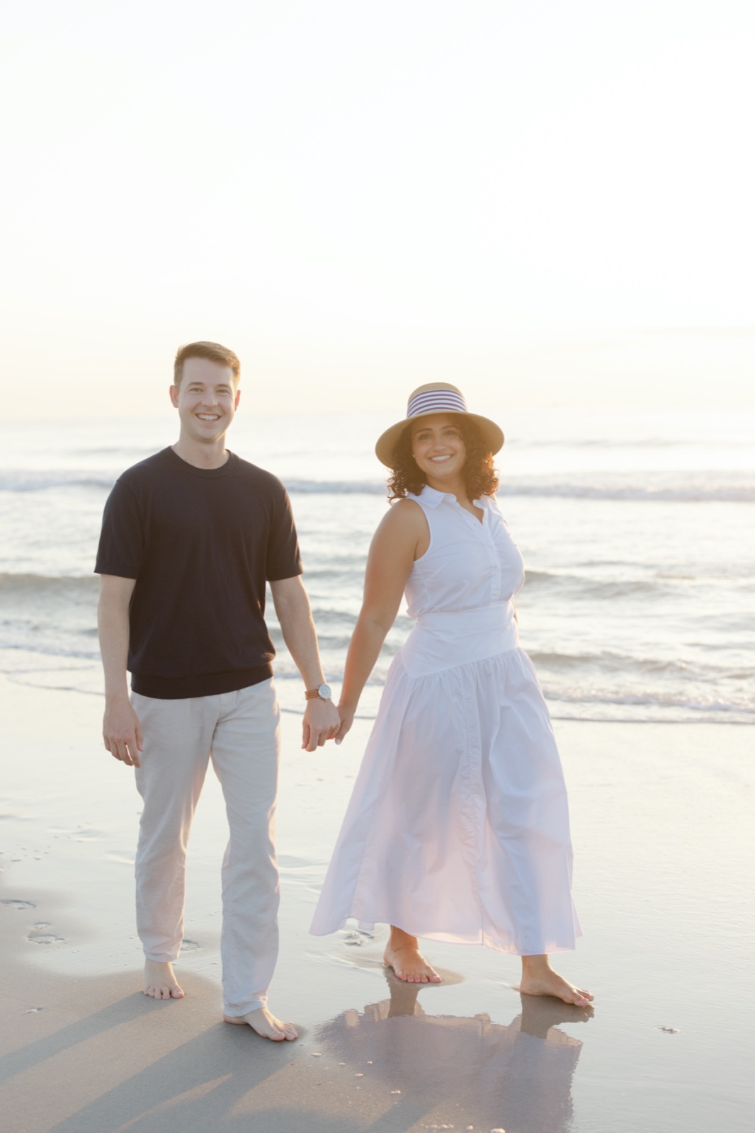 Ryan and Gabrielle beach portrait
