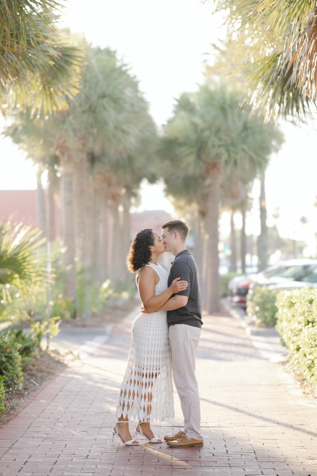 Ryan and Gabrielle on a sunset walk